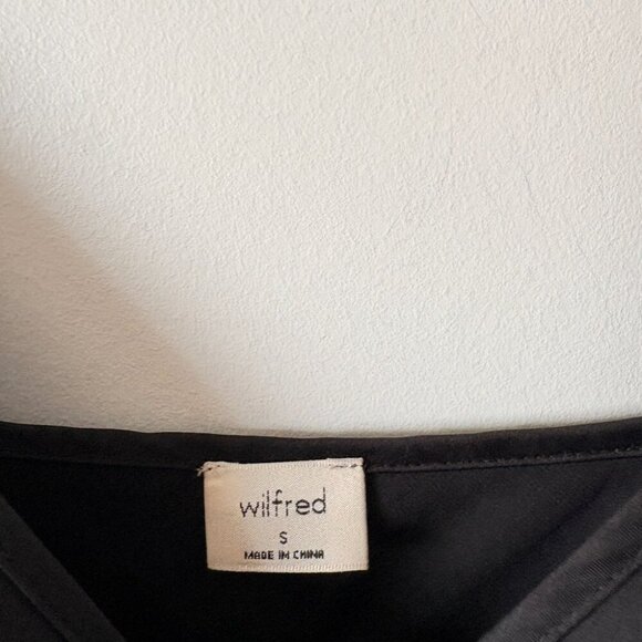Aritzia Wilfred Mini Only Slip Dress Black Size Small - Picture 9 of 11
